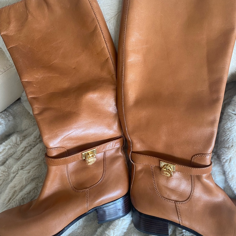 Michael kors tall leather boots